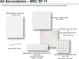 A sample of design options for a secondary bathroom, including countertop, hardware, and floor and wall tiles at 175 Basil St, Cumming, GA 30040