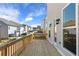 An open wooden deck providing a scenic view of the community at 175 Basil St, Cumming, GA 30040