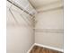 Empty walk-in closet with wire shelving at 3165 Pucketts Mill Rd, Buford, GA 30519