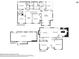 Detailed floor plan of the house, outlining room layouts and dimensions across multiple floors at 3468 Pine Grove Dr, Douglasville, GA 30135