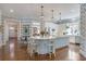 Bright, open kitchen with a large island, white cabinetry, and modern design at 4610 Wynmeade Ne Park, Marietta, GA 30067
