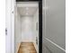 Residential elevator with interior lighting and wood flooring, offering convenient access between levels at 225 Dovecrest Dr, Atlanta, GA 30305