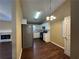 Charming kitchen with white cabinets, stainless steel appliances, and sleek countertops at 2655 Fort Apachee Trl, Dacula, GA 30019