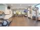 Fully-equipped gym featuring modern machines and free weights for residents at 2828 Peachtree Nw Rd # 1002, Atlanta, GA 30305
