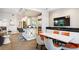 The condo features a stylish dining area near kitchen, perfect for gatherings at 2828 Peachtree Nw Rd # 1002, Atlanta, GA 30305