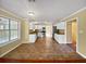 Eat-in kitchen with tile floors, stainless steel appliances, and white cabinets at 439 Emerald Trce, Jonesboro, GA 30236