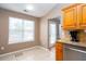 Cozy eat-in kitchen area with natural light and views of backyard at 4570 Grove Park Nw Way, Acworth, GA 30101