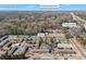 Aerial view of residential complex with city skylines and highway labeled in Atlanta, GA at 5629 Kingsport Dr # 11, Atlanta, GA 30342