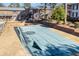 Community pool covered for off-season at 5629 Kingsport Dr # 11, Atlanta, GA 30342