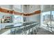 Resident bar featuring countertop seating and city views at 860 Peachtree Ne St # 917, Atlanta, GA 30308