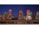 Spectacular night view of the city skyline reflecting lights and vibrant urban energy at 860 Peachtree Ne St # 917, Atlanta, GA 30308