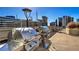 Outdoor grilling area with stainless steel grills, providing a perfect space for outdoor cooking and entertaining at 860 Peachtree Ne St # 917, Atlanta, GA 30308