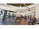 Spacious gym with a variety of weight training equipment and mirrors at 860 Peachtree Ne St # 917, Atlanta, GA 30308