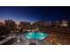 Stunning rooftop pool overlooking city skyline, perfect for relaxing and entertaining in an urban oasis at 860 Peachtree Ne St # 917, Atlanta, GA 30308