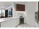 Beautiful kitchen with marble counters, a wine cooler, and stainless steel appliances at 2828 Peachtree Nw Rd # 701, Atlanta, GA 30305