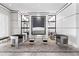 Modern lobby featuring stylish seating, a glass coffee table, and contemporary decor creating an inviting space at 2828 Peachtree Nw Rd # 701, Atlanta, GA 30305