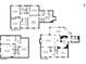 Detailed floor plan showcasing layout of basement, first floor, and second floor at 2819 Saddlebrook Nw Way, Marietta, GA 30064