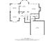 Floor plan showing layout of kitchen, living room, Gathering room, foyer, garage, and laundry at 7104 Big Woods Dr, Woodstock, GA 30189