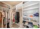 Walk-in closet with plenty of storage space for clothing, shoes, and accessories at 1053 Knoxboro Ln, Woodstock, GA 30188
