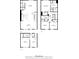 Complete floor plan featuring the main level, second level, and third level with associated room measurements at 1053 Knoxboro Ln, Woodstock, GA 30188