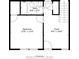 Floor Plan featuring a bedroom, a bathroom with a shower, a large foyer, and stairwell at 1053 Knoxboro Ln, Woodstock, GA 30188
