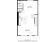 Main level floor plan featuring a kitchen, pantry, living room, dining area and bathroom at 1053 Knoxboro Ln, Woodstock, GA 30188