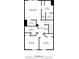 A clear floorplan of the upper level, showcasing bedrooms and baths, providing insight into the home's layout at 1053 Knoxboro Ln, Woodstock, GA 30188