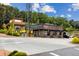 Exterior of a brick building featuring outdoor dining with yellow umbrellas at 380 Grant Se Cir # 110, Atlanta, GA 30315