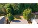 Aerial view of a tree-filled backyard at 4770 Shiloh Springs Rd, Cumming, GA 30040