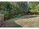 Private backyard with landscaped borders, providing a peaceful oasis and room for gardening at 4770 Shiloh Springs Rd, Cumming, GA 30040