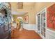 Grand foyer with hardwood floors, high ceilings, and elegant architectural details at 4770 Shiloh Springs Rd, Cumming, GA 30040