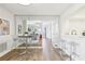 View of Dining area with bar stool seating, leading into the living room at 2161 Peachtree Ne Rd # 405, Atlanta, GA 30309