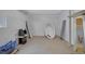 Unfinished basement with carpet floors and utility equipment at 2520 Waterford Park Dr, Lawrenceville, GA 30044