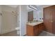 Bright bathroom features a double vanity and walk-in shower at 2520 Waterford Park Dr, Lawrenceville, GA 30044