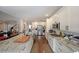 A bright, spacious kitchen featuring granite countertops, stainless steel appliances, and ample cabinet space at 1023 Spruce Creek Ln, Lawrenceville, GA 30045
