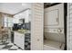 Updated kitchen with granite counters, black appliances, and washer and dryer at 24 Daniel St # 6, Atlanta, GA 30312
