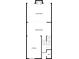 Main floor plan featuring a living room, dining room, kitchen, foyer, stairs, and bath at 4144 D Youville Trce, Atlanta, GA 30341