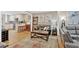 Inviting living room boasts a blend of comfort with an area for the kitchen view to enhance the space at 4144 D Youville Trce, Atlanta, GA 30341