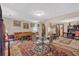 Recreation room featuring a glass table with seating and elegant decor at 4144 D Youville Trce, Atlanta, GA 30341