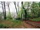 A house backyard with landscaping and lots of trees at 711 Cypress Pointe St, Johns Creek, GA 30022