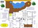 First floor of a house plan featuring an island kitchen and 3 car garage with EV charging at 330 Peninsula Pt, Canton, GA 30115