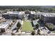 Extensive aerial view of a mixed-use area with large open space in the middle at 58 Canton St # 302, Alpharetta, GA 30009