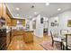 Modern kitchen with stainless steel appliances and granite countertops and island at 3286 Northside Nw Pkwy # 304, Atlanta, GA 30327