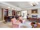 Relaxing living space featuring a bar, fireplace, neutral carpet and cozy chairs at 3286 Northside Nw Pkwy # 304, Atlanta, GA 30327