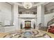 An elegant lobby with a crystal chandelier, staircase, and marble floors at 3286 Northside Nw Pkwy # 304, Atlanta, GA 30327
