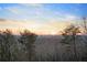 Amazing sunset view over mountains and trees at 4349 Highborne Ne Dr, Marietta, GA 30066