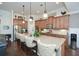Spacious kitchen with granite countertops, stainless steel appliances, and ample cabinet space at 505 Appalachian Woods Dr, Canton, GA 30114