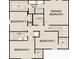 Second floor plan shows primary bedroom, bathroom, utility, and three bedrooms at 7728 Sudbury Cir, Covington, GA 30014