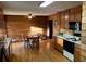 Functional kitchen and dining area with plenty of storage at 8395 Atlanta Newnan Rd, Chattahoochee Hills, GA 30268