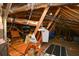 Spacious unfinished attic, great for storage or could be converted to a finished living space at 2392 Ivy Mountain Dr, Snellville, GA 30078